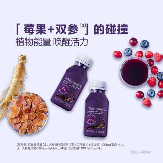MM 山姆 花青素七莓双参复合果汁饮料 1.4L（100ml*14） 商品图2