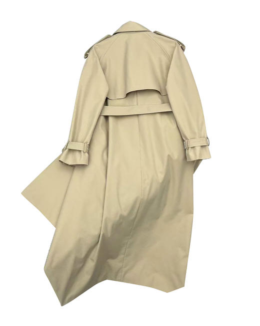 女款双排扣长款风衣外套zh010 商品图1