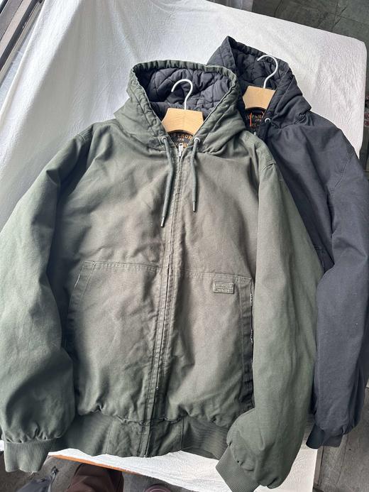 贝壳三 机车风工装棉服基础款休闲百搭厚实保暖棉衣外套C120309 商品图4