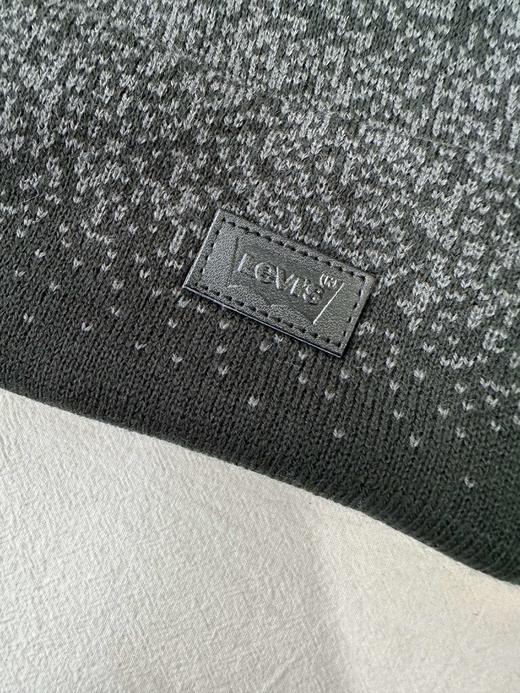 贝壳三 秋冬保暖护耳刺绣字母针织帽翻边情侣款毛线帽C120303 商品图7