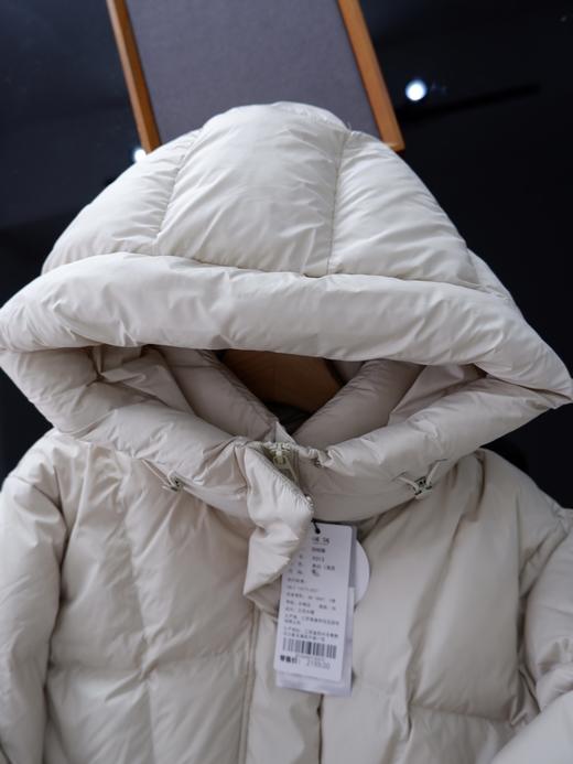 直发【9313】江南同款～90%白鸭绒，高蓬松 面包款 连帽羽绒服 商品图5