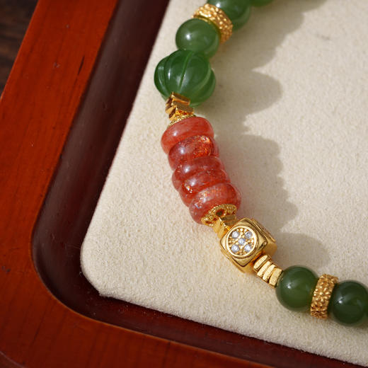 ² 【安然水晶】青玉/碧玉手串系列（鼠/兔/猪）LS-448（48小时鉴赏期） HM02-CRMM-ARSJ 商品图8