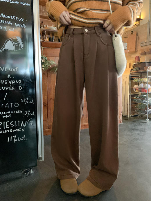 <曾小咸推荐> 现货秒杀！微信超特价！橘色条纹v领毛针织衫 日常179.99 立减100 秒杀79.99！ 商品图12