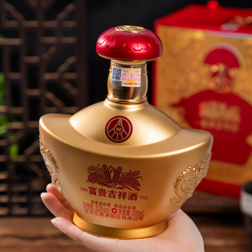五粮液 富贵吉祥金元宝52°白酒 500ml/瓶 商品图11