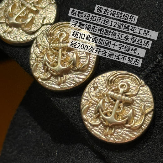 EICALONCE HOMME 羊毛双排扣西装（波哥48修身50宽松） 商品图2