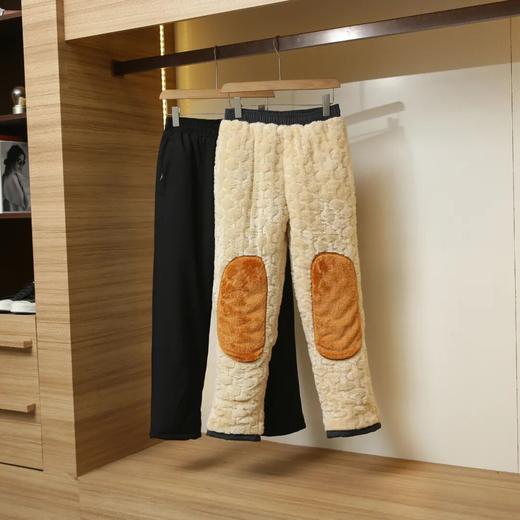 升级三层防风防水加厚加绒保暖冬季长裤棉裤 商品图0