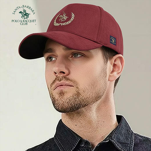 【大都会店】圣大保罗 330G重磅涤纶弹力双面牛皮绒棒球帽-PW25AD002M 商品图1