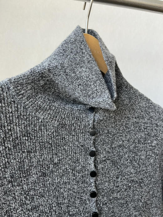 【羊绒的冬天】噢蜜ooomeooo修身螺纹羊绒开衫 商品图11