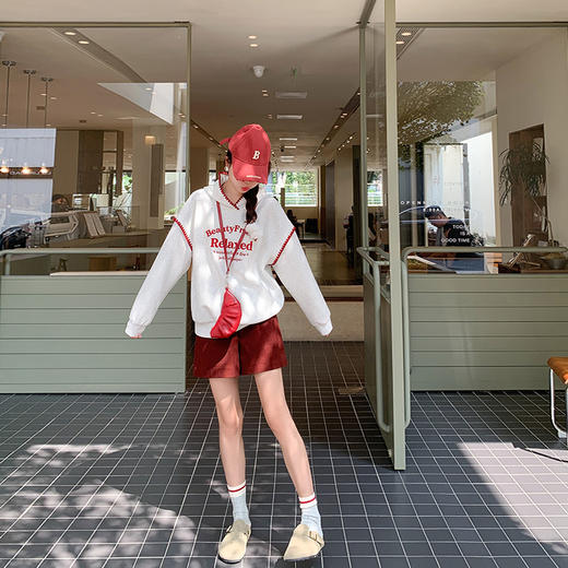 <曾小咸推荐> 现货秒杀！微信超特价！安可拉红短裤 日常119.99 立减50 秒杀69.99！！ 连帽卫衣（加绒）  秒杀109.99！ 商品图4