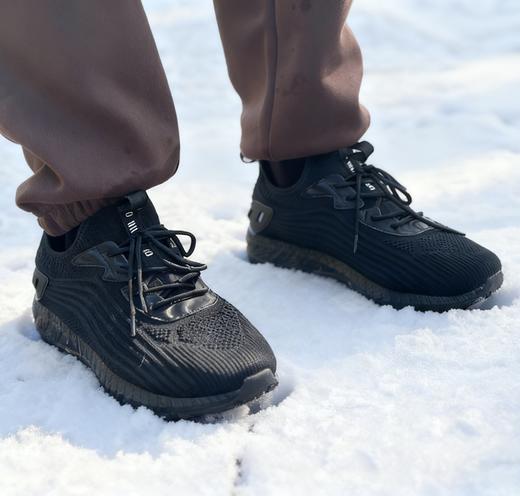 冬季加绒【可泡水！持久型真防水】量橙黑武士防水运动鞋 商品图5