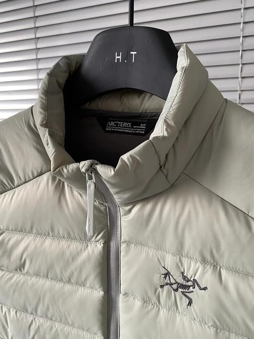 D120409轻量排骨休闲立领拉链鹅绒马甲90绒轻薄羽绒马甲 商品图7