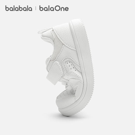 【balaOne】巴拉巴拉童鞋儿童板鞋男女童2025新款春秋透气小白鞋 商品图2