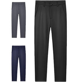 昆潮 羊毛蚕丝德绒保暖商务休闲裤（多色）