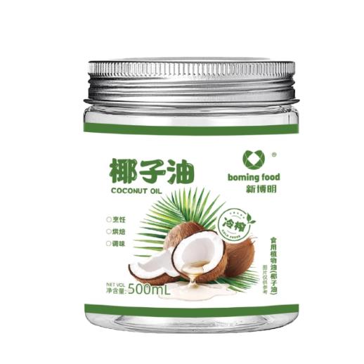 500ml 新博明 椰子油 冷榨椰油 食用烹饪炒菜煎蛋雪花酥蛋糕烘焙调味 商品图3