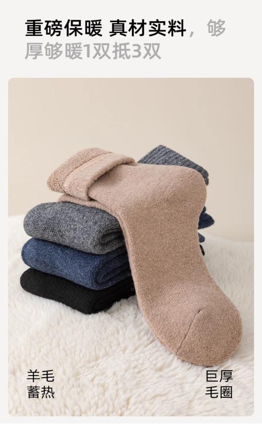 羊毛毛圈加厚保暖男袜MC1137 商品图3