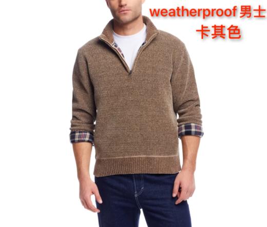 到手价248元 weatherproof男士袖口格子毛衣 雪尼尔面料 美国代购，无中文标签，介意慎拍 商品图2