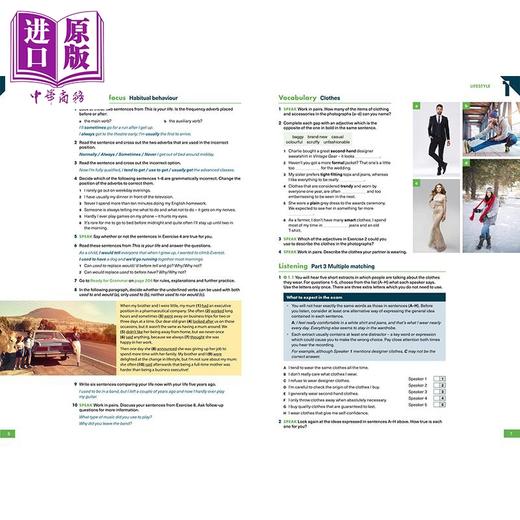 【中商原版】麦克米伦剑桥FCE考试备考学生用书+练习册套装第4版 含答案配电子书 Ready for B2 First Students Book Workbook 商品图2