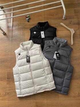 D桑特冬季情侣双面穿立领鹅绒马甲