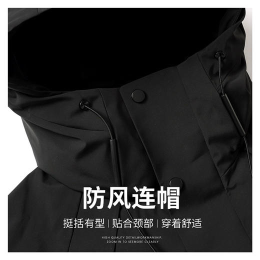 半身缘男装 冬季户外防风保暖中年百搭派克羽绒服2588 商品图6