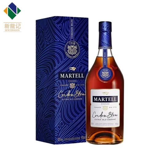 马爹利蓝带1000mL干邑白兰地法国原装进口洋酒1L 商品图0