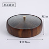 【新中式实木干果盒】家用过年瓜子糖果零食收纳盒 乔迁茶几坚果水果盘  商品缩略图5