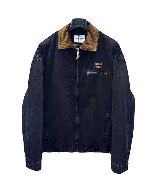 中性款牛仔棉服外套he017 商品图0