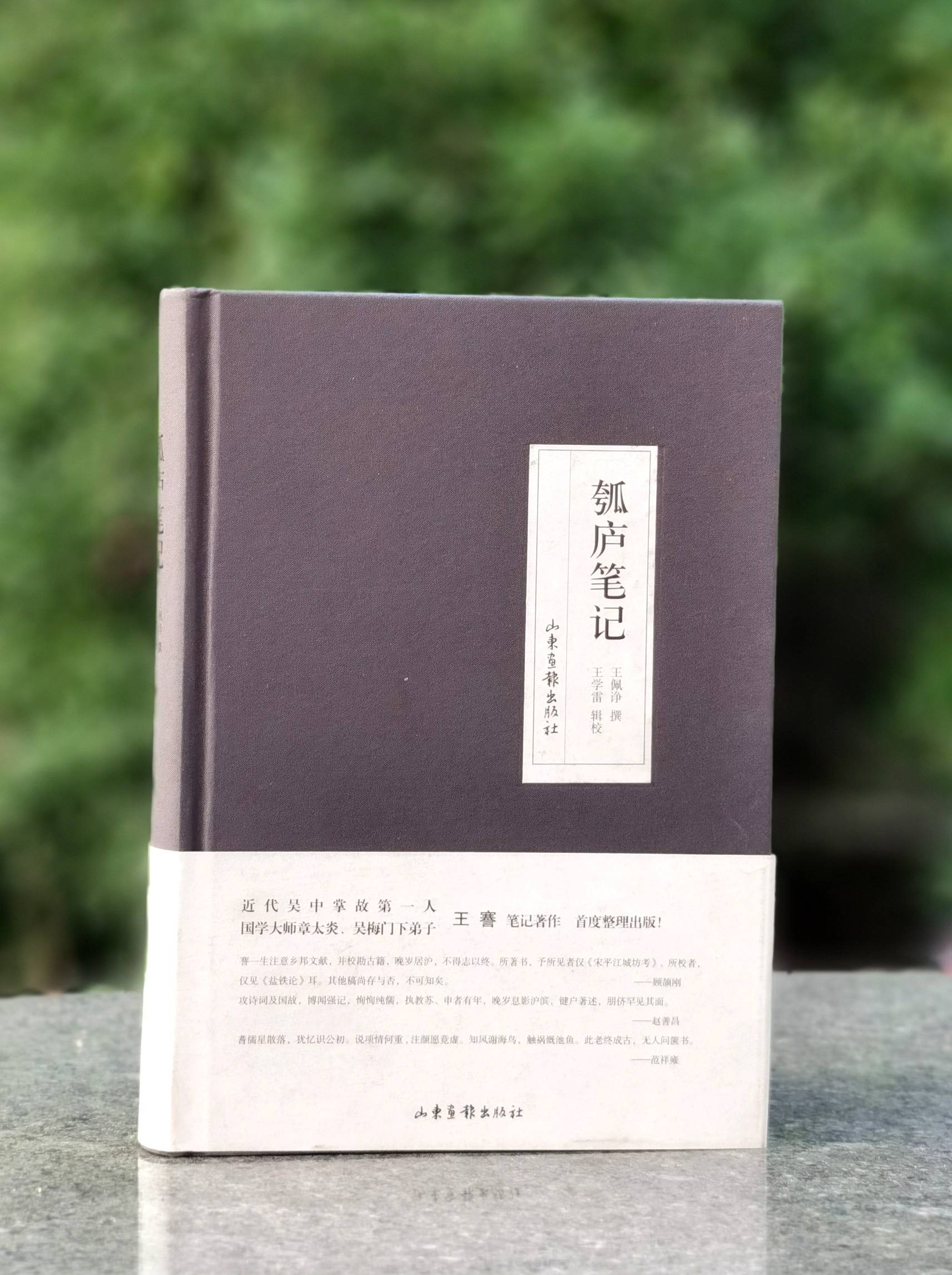 重点推荐，近代吴中掌故第一人、国学大师章太炎门下弟子王謇谈掌故之书《瓠庐笔记》，精装，王佩诤著，山东画报出版社2017年版，定价48，售价20元。
 