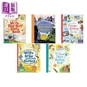 【中商原版】自己写 共5册 英文原版 儿童创造力启蒙激发系列 我的故事创作书 漫画故事 创意写作 Write Your Own Stories