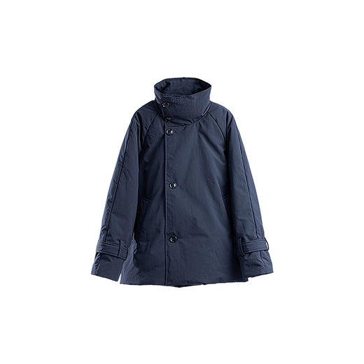 绽放542朵/95鹅绒经典翻领风衣式系带中长款羽绒服女百搭羽绒外套 商品图4