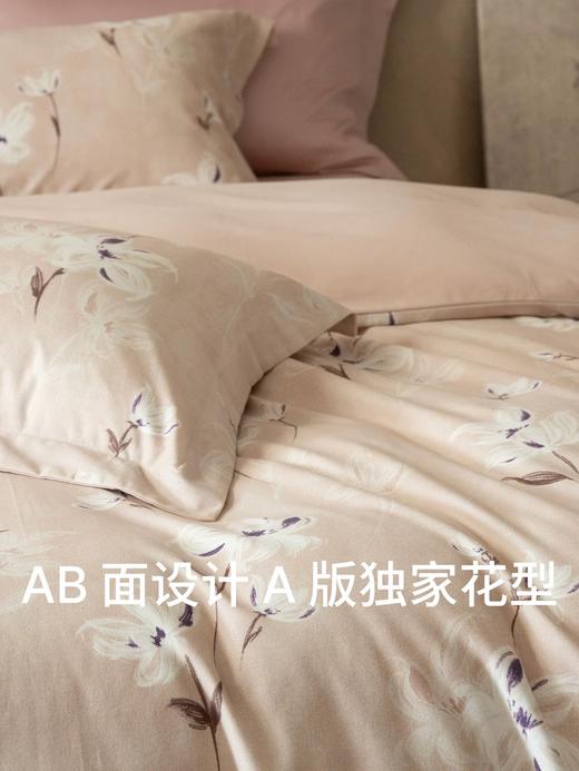 【全棉磨毛-锦瑟】舒雅生活雅系列全棉磨毛印花四件套-锦瑟  面料：100%棉 微磨毛工艺，绒感不重，触感亲肤细腻 AB 面设计，A 版独家花型，  11010205/11010206 商品图2