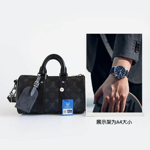 【95新】LV路易威登KeepallM46271黑武士黑老花keepall 25手提单肩包中性款 241125NJT12 商品图8