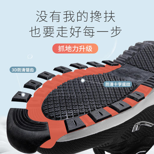 回力健步鞋女鞋透气老人鞋秋冬季妈妈鞋中老年运动鞋舒适奶奶鞋子 商品图1