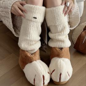 超好穿！超可爱🐱【chikoku雪球大猫爪棉靴】❄️这个冬天，把温暖的“雪球”穿在脚上🐾 大猫爪造型,圆滚滚的雪球鞋身,治愈所有坏心情