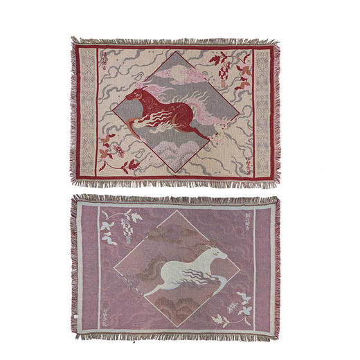 大英博物馆 新年系列 以梦为马 提花毯 盖毯 商品图4