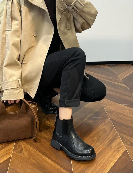 必入款‼️小个子必备✨【JEHURFIE纪华菲复古英伦风切尔西靴】巨软！巨好穿！直接闭眼入AB25566 商品图6