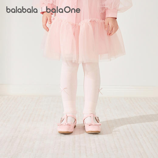 【balaOne】巴拉巴拉儿童打底裤宝宝女童2026新款弹力舒适可外穿 商品图1