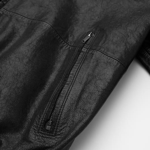 ROMI STUDIO土耳其进口羊皮革植鞣摩登复古立领皮衣 RWCWWG5700 商品图5