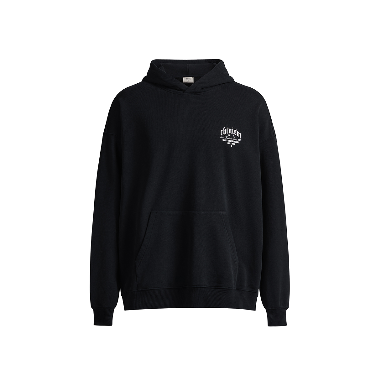 【水洗系列】CHINISM赤尘 重磅475G连帽卫衣男美式复古做旧上衣