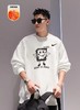 D120419新款Less is more 表情包抓绒保暖圆领卫衣男女同款 商品缩略图1