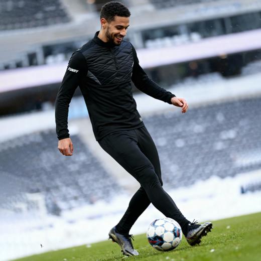 小李子蜂锐FUNRY鸟巢系列运动收腿裤防寒加绒加厚足球训练长裤男 商品图4