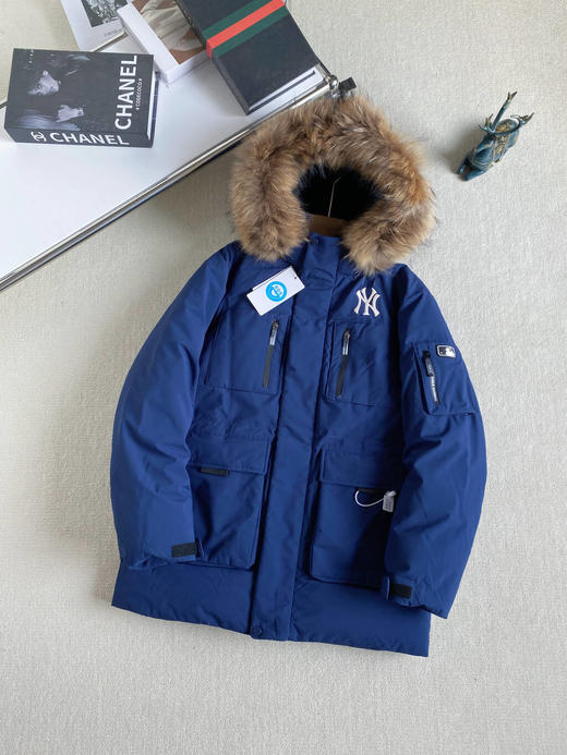 DIN级版本 M@B官方 男女张凌赫同款加厚鹅绒工装风毛领羽绒服24秋冬DJB13 商品图3