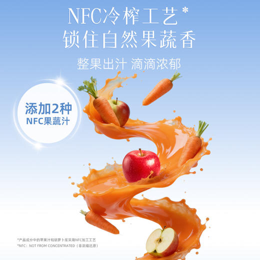 【甄选3种新鲜果蔬】长轻优选 蓝莓复合果蔬浆 90g*20袋/箱 整果出汁滴滴浓郁 商品图1