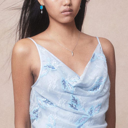 EnSage 925银 小灵角吊坠项链 商品图1