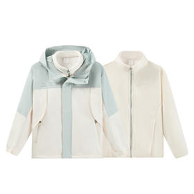 超级安踏户外风雨壳 | 儿童防泼水外套秋冬两件套大童362546609U