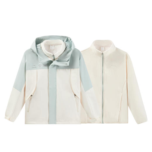 超级安踏户外风雨壳 | 儿童防泼水外套秋冬两件套大童362546609U 商品图0