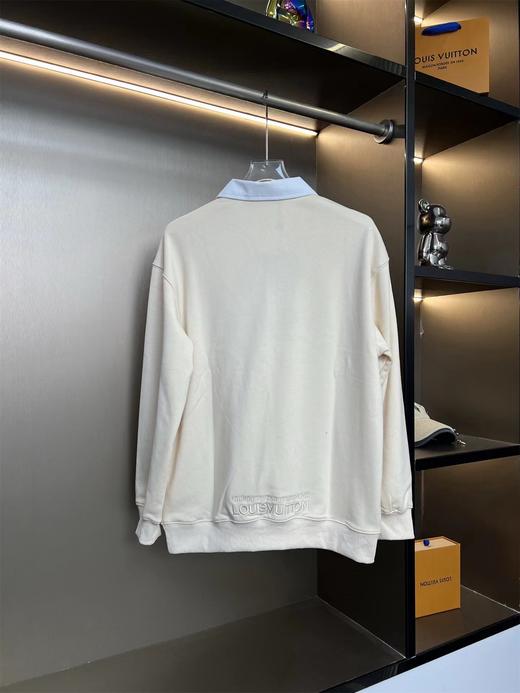 D120417新款半拉链字母LOGO情侣休闲立领卫衣 商品图3