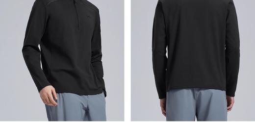 安德玛UA长袖立领T恤男秋冬运动休闲内搭打底弹力吸湿速干衣14313210-001 商品图4