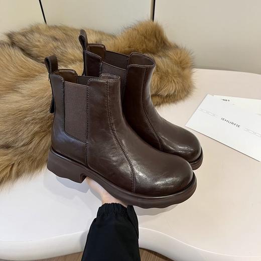 必入款‼️小个子必备✨【JEHURFIE纪华菲复古英伦风切尔西靴】巨软！巨好穿！直接闭眼入AB25566 商品图7