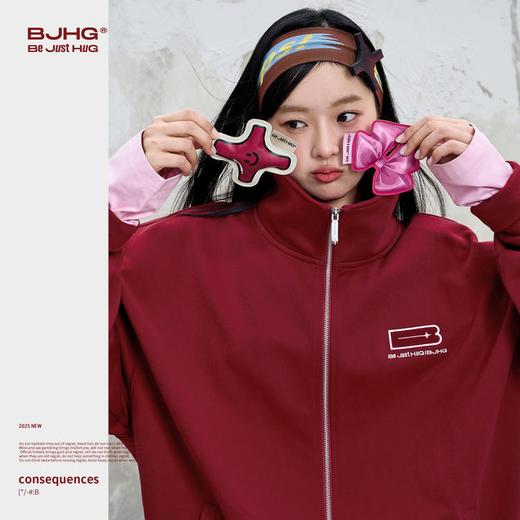 BJHG不计后果贴贴夹克外套男春秋2025新品美式潮牌宽松休闲外套女 商品图0