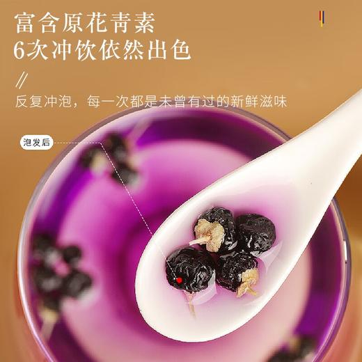 福东海 精选大金桶 黑枸杞520克【特大牛头果】礼盒 青海柴达木黑枸杞花青素泡水养生茶饮10克*52袋 商品图4